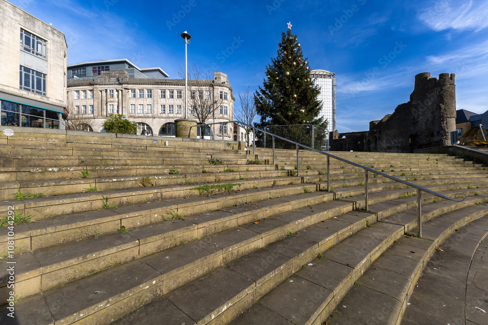 Canvas Prints City Steps