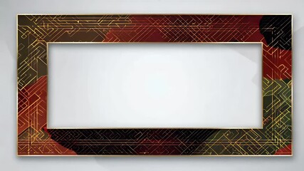 tory Month featuring abstract colors geometric designs ideal use presentations events digital content related important occasion history red motion picture opening dark border film africa american