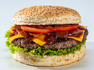 Tradicional Cheeseburger Salada