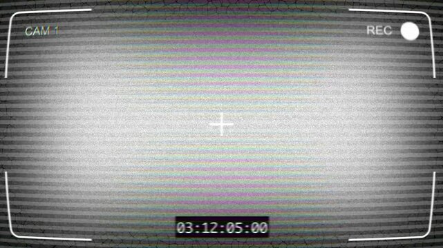 A curved retro CCTV overlay for your footage. Fallout style. Composite using the 'multiply' compositing style. 60 sec duration.