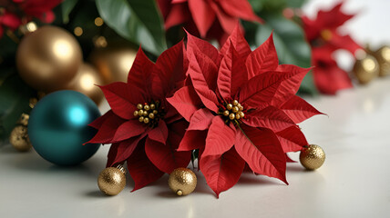 christmas decoration on a white background