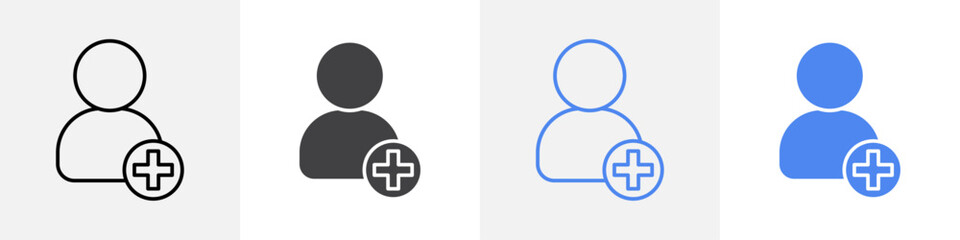 add user icon Group symbol or sign vector