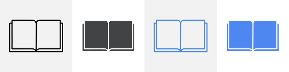 book icon Group symbol or sign vector