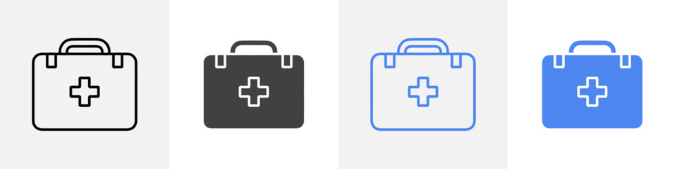 med kit icon Group symbol or sign vector