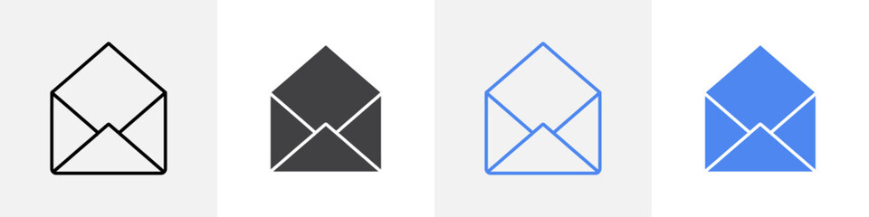 mail icon Group symbol or sign vector