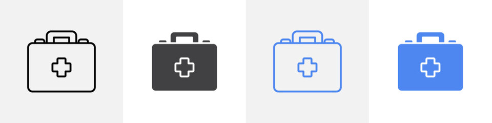 med kit icon Group symbol or sign vector