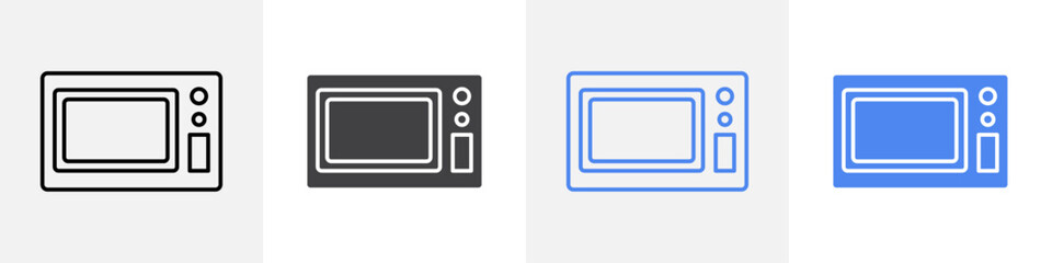 microwave icon Group symbol or sign vector