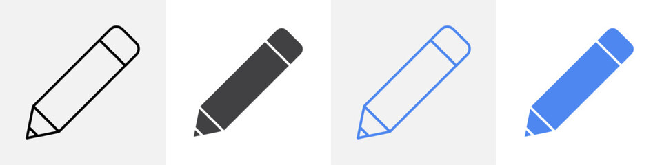 pencil icon Group symbol or sign vector