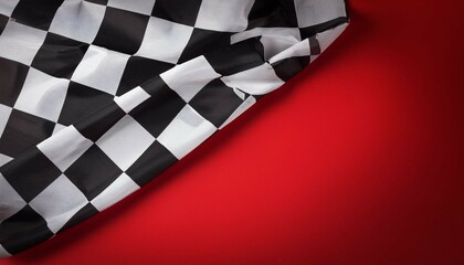 red checkered flag