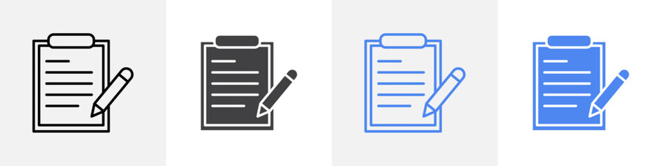take note icon Group symbol or sign vector