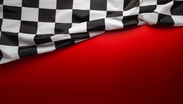 red checkered flag