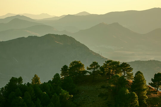 Paisaje t&iacute;pico del parque natural de Cazorla, Segura y Las Villas.