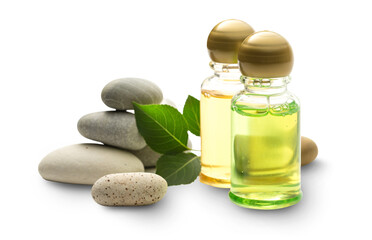 Stones, leaves and shampoo bottles