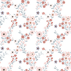  digital and textile flowers patterns
