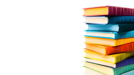 Stack of crackers isolated on a white background