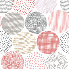 Textile and digital seamless floral pattern design.