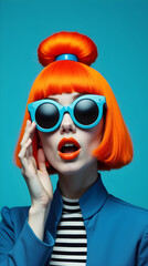 Vibrant Fashion Expression with Bold Colors