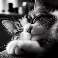 Schlafende Katze / Sleeping Cat