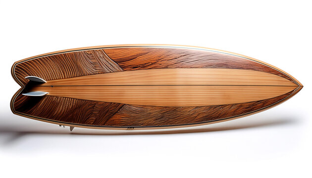 vintage wooden fishboard surfboard