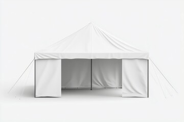 White tent mockup