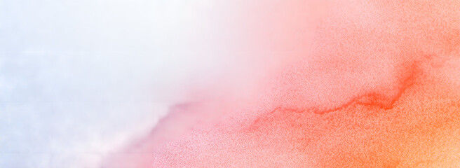 Light gray pink grainy gradient background, pastel orange white banner, poster header backdrop design