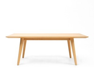Fototapeta premium wooden table isolated on white