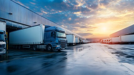 Logistics and Cold Storage Facility with Truck Loading Docks