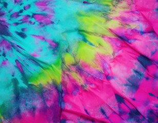 Colorful design color tie dye fabric texture background