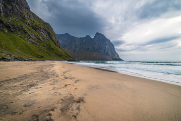 Footprints Along AA Sandy Beach