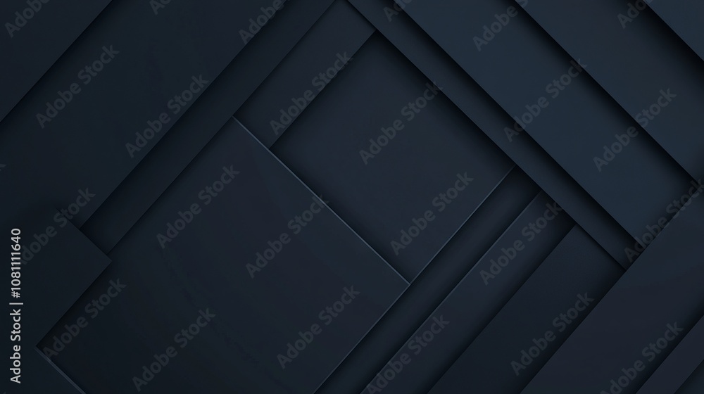 Poster a black and white image of a patterned background with squares and rectangles