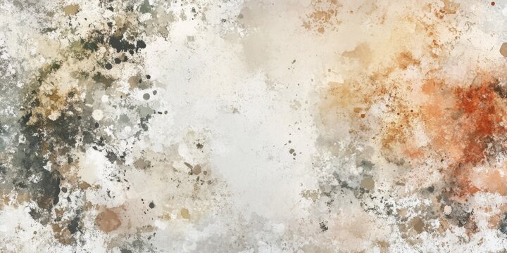 Abstract background featuring a blend of watercolor splashes in soft, muted colors, providing an artistic and elegant touch