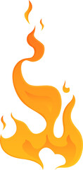 flame fire symbol icon gradient illustration design