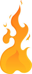 flame fire symbol icon gradient illustration design