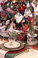 Christmas decoration for sophisticated tables