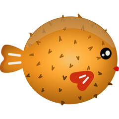 illustration of a cartoon fish