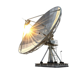 3d satellite Nigeria flag rendering left view