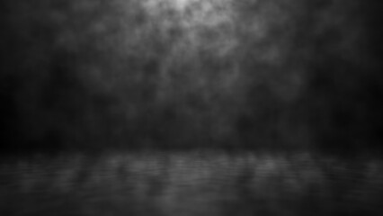 Abstract background with dense fog and reflections. Perfect for projects that seek to create a mysterious and enigmatic atmosphere. Ideal for book covers, movie posters and website designs.