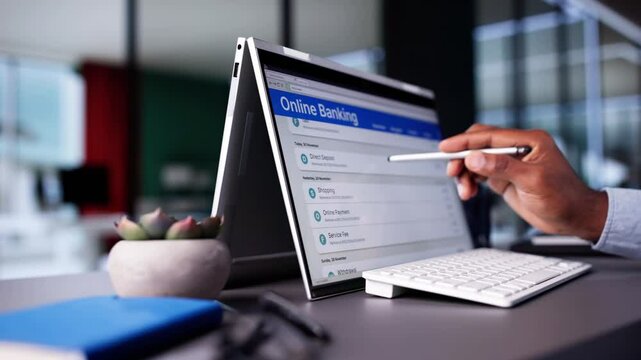 Internet Bank Transfer Using Checking Account