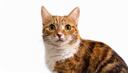 Obraz premium funny and cute cat memes with white background for creative projects and social media use