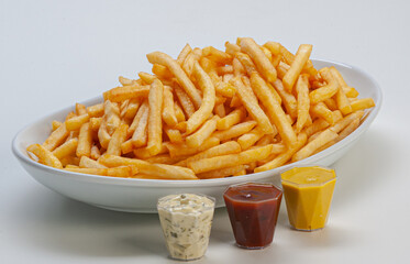 Porção de batata frita