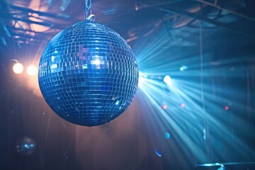 Obraz premium Disco ball in a nightclub Disco ball