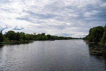 Landscape view of the Toronto Islands.