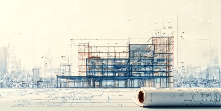"BIM Model Integrated with Real Building, Highlighting Plumbing and Electrical Services