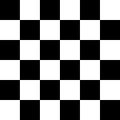 Minimalist Black and White Checkered Seamless Pattern Vector for Wallpaper