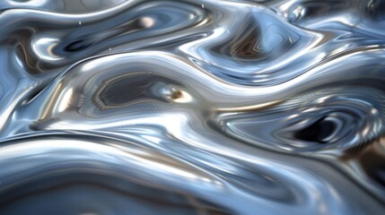 There is a close up of a shiny surface with a black background