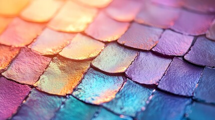 Holographic rainbow foil texture background, abstract iridescent colorful pattern