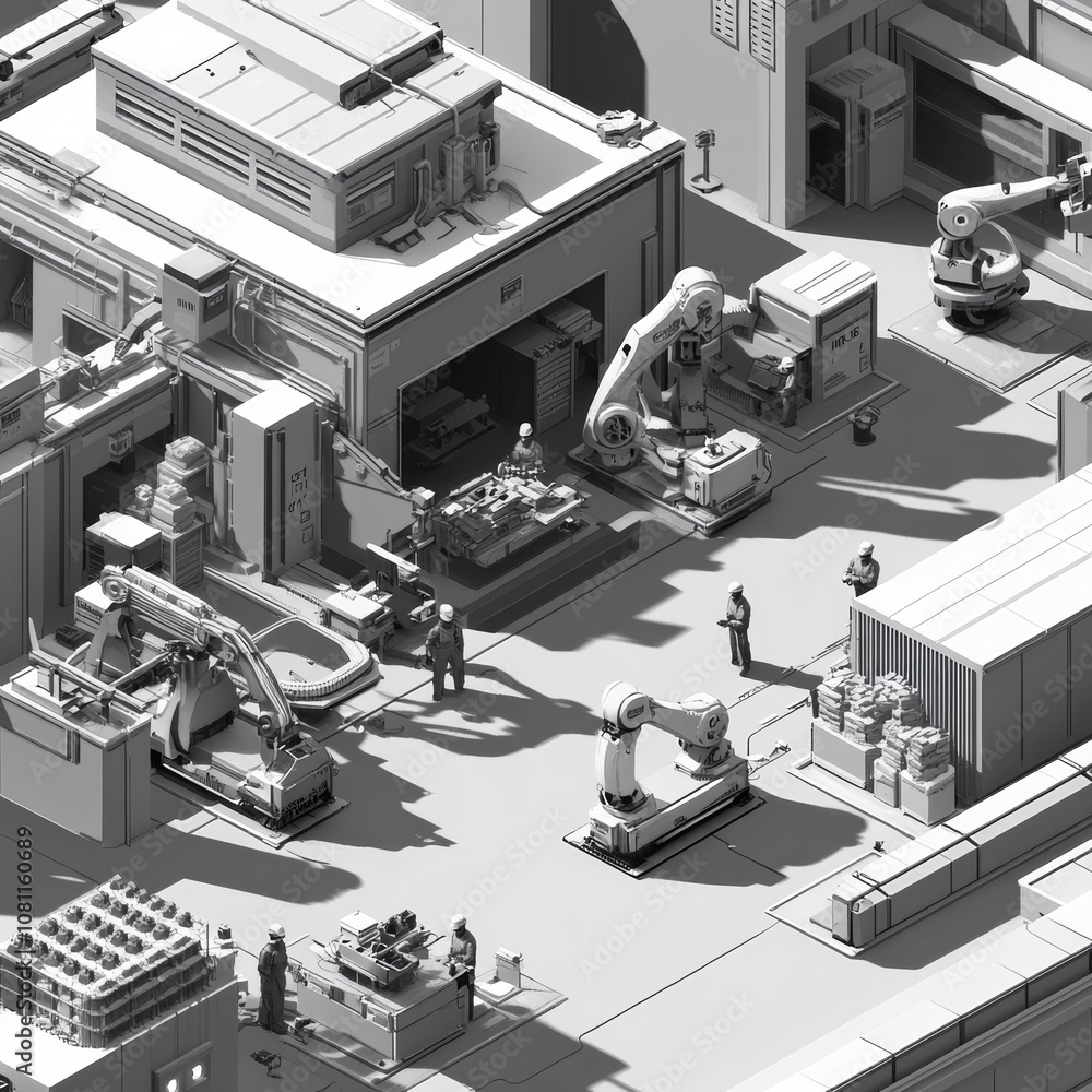 Poster Utilize an Isometric Perspective to Give Depth to the Scene, Ensuring a Three-Dimensional Feel, Zoom Generative AI