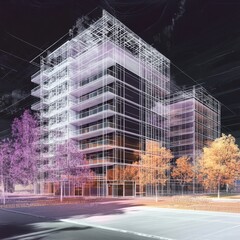 "Modern 8-Story Building Design with Advanced Construction Technologies: BIM, Clash Detection, LiDAR, and Photogrammetry"