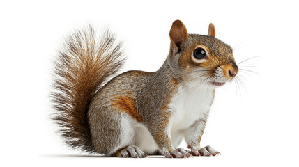 Obraz premium Squirrels isolated on a transparent or white background