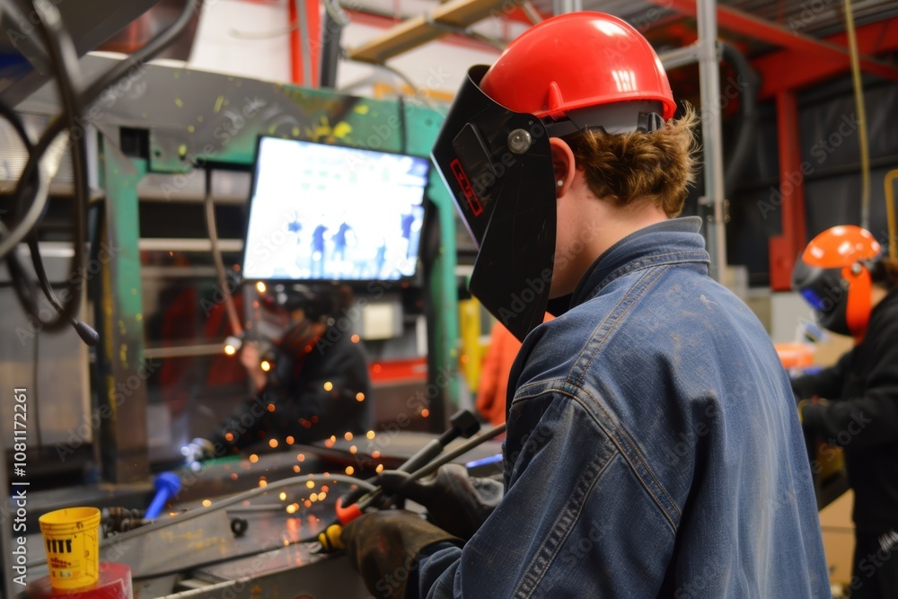 Poster advanced welding workshop: practical learning with latest tools and technology